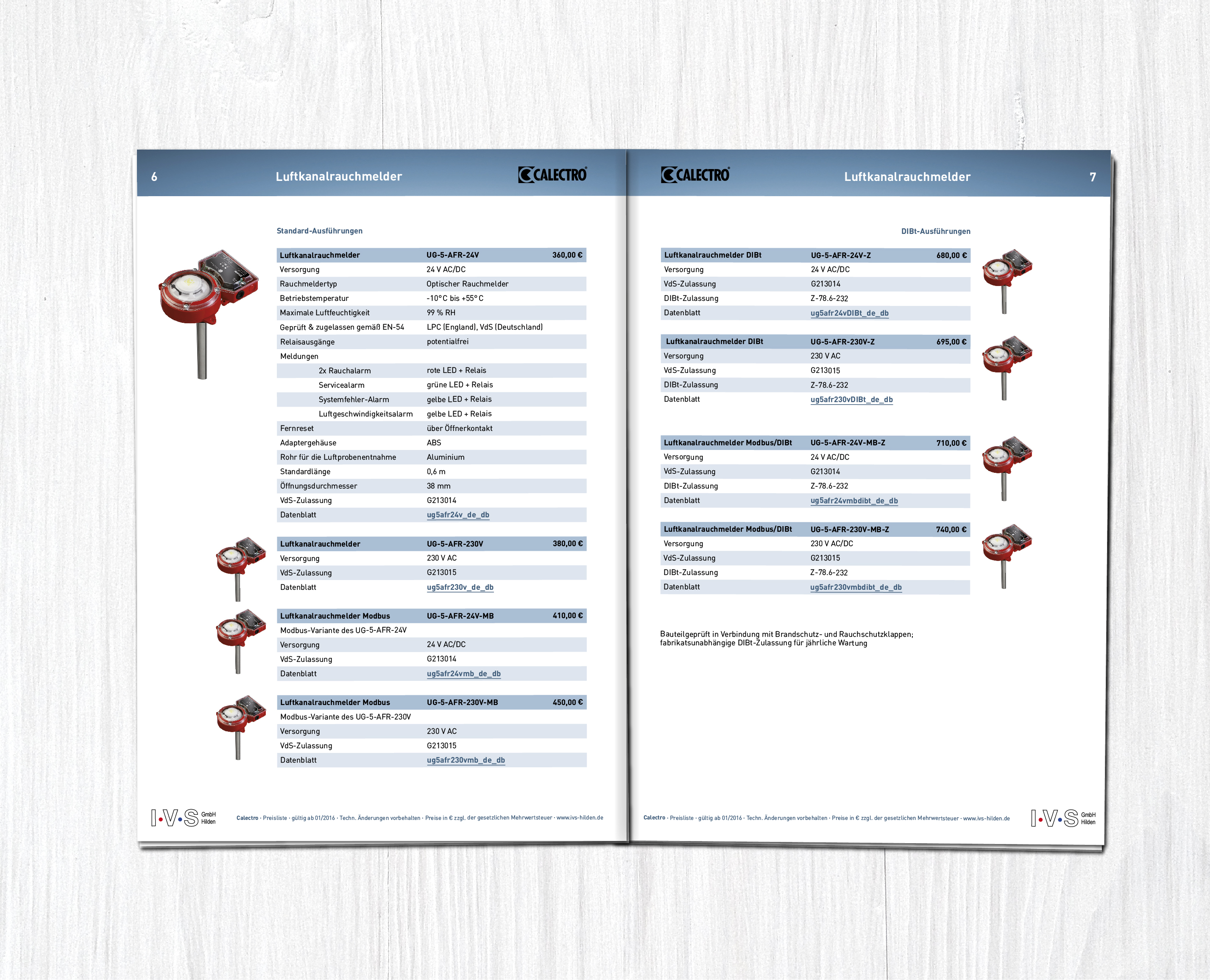 Preisliste IVS innen