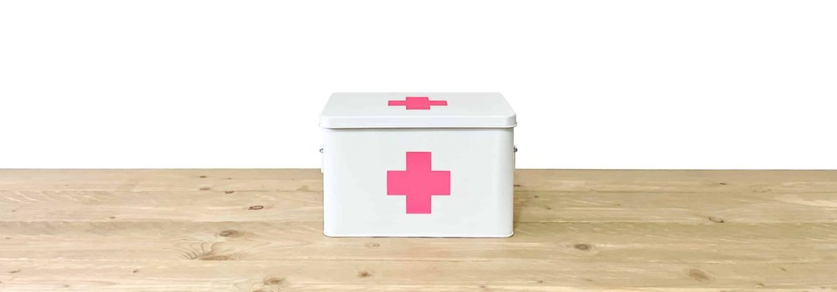 Erste Hilfe Box in Sachen Design