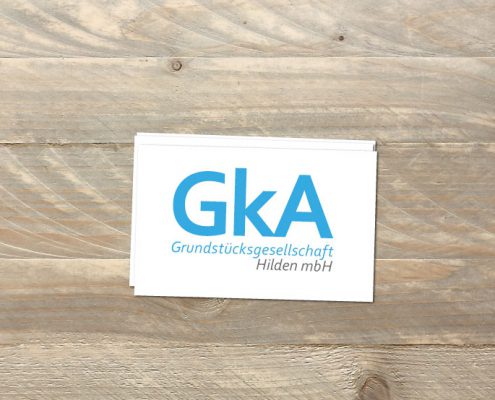 Logo-Design für die GKA-Grundstücksgesellschaft Hilden
