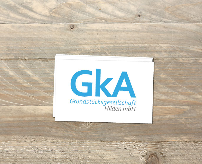 Logo-Design für die GKA-Grundstücksgesellschaft Hilden