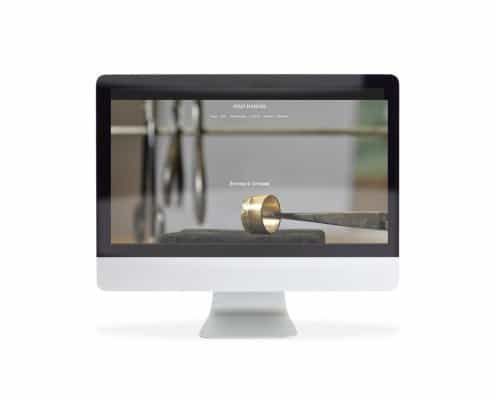 Webdesign für Anja Hannig Schmuck Unikate